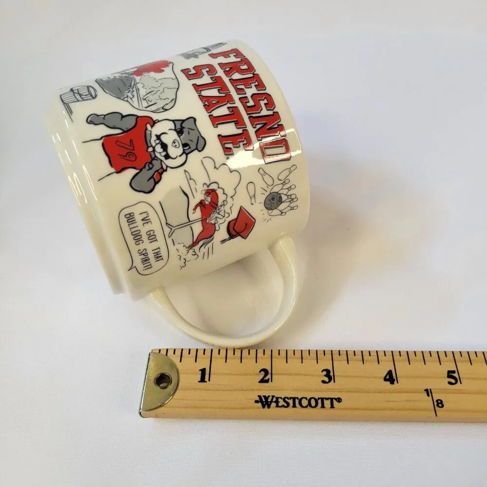Starbucks Fresno State Bulldogs 14oz Mug Been There Series Campus Collection Box - Picture 10 of 13